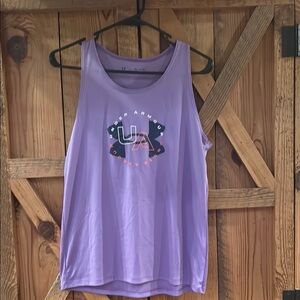 Under Armour Girl’s Purple Loose Tank Top